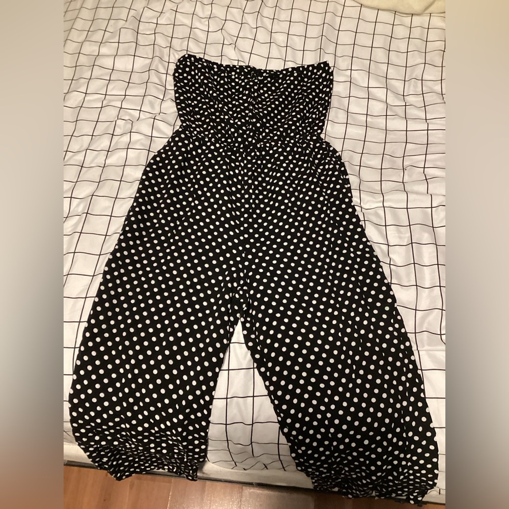Strapless pantsuit